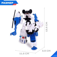 Набор роботов &laquo;Полицейский отряд&raquo;, 5 трансформеров, собираются в 1 робота