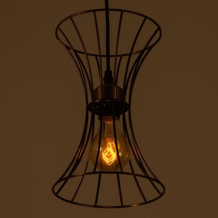 Светильник BayerLux "Анетта" Е27 40Вт золото 16х16х23-123см