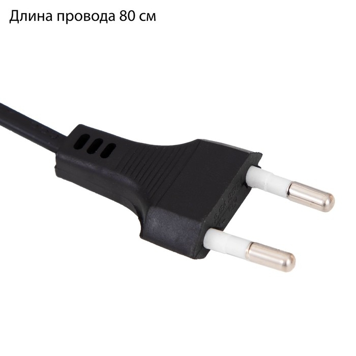 Лампа настольная Е27, с выкл. на зажиме (220В) голубая (108В) RISALUX