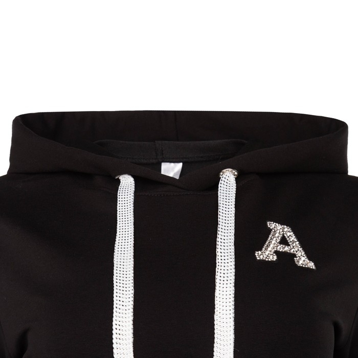 Костюм женский (толстовка/брюки) Шарлотта, цвет чёрный, размер 46 Костюм женский (толстовка/брюки) Шарлотта, цвет чёрный, размер 46