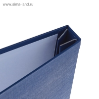 Папка "Выпускная квалификационная работа" бумвинил, гребешки/сутаж, без бумаги, синяя (вместимость до 300 листов)