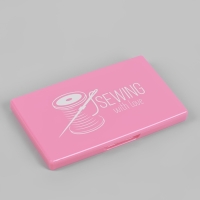 Игольница магнитная, 11 × 6,5 см, цвет ярко-розовый Игольница магнитная, 11 × 6,5 см, цвет ярко-розовый