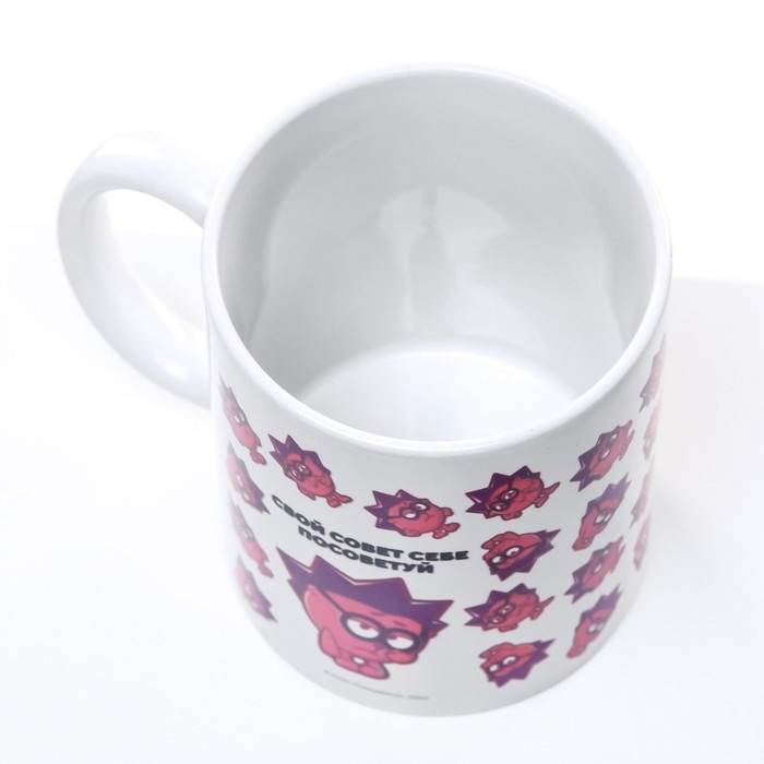 Кружка сублимация, 350 мл "Свой совет себе посоветуй", Смешарики