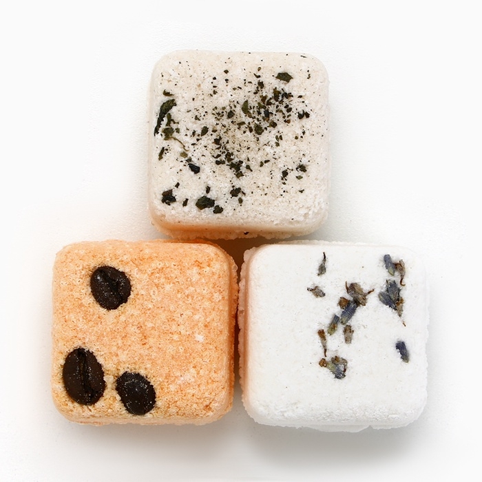 Подарочный набор новогодний, бомбочки для ванны с добавками, 3 х 70 г, Новый Год