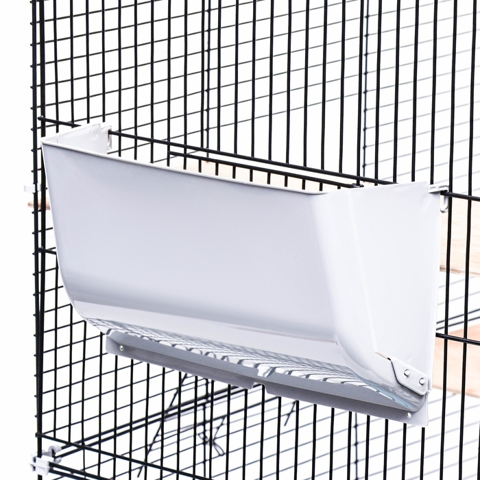 Клетка для шиншиллы "Пижон" №10, разборная, 58 х 40 х 88, бирюзовая