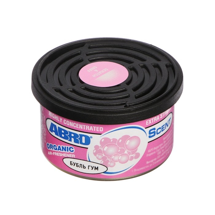 Ароматизатор Abro Organic &laquo;Бубль гум&raquo;