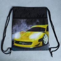 Мешок для обуви &laquo;Крутая тачка&raquo; 2 секции, 30 х 40 см