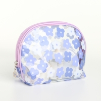 Набор косметичек 2 в 1 на молнии, цвет сиреневый Набор косметичек 2 в 1 на молнии, цвет сиреневый