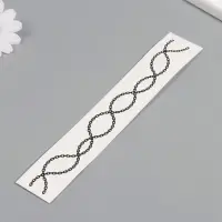 Переводная тату на тело чёрная &laquo;Браслет. Цепь&raquo;, 20&times;3 см