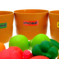 Набор для сортировки &laquo;Разноцветный урожай&raquo;, по методике Монтессори