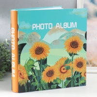Фотоальбом на 600 фото 10х15 см "Подсолнухи в горах" в коробке 37х6х34,5 см