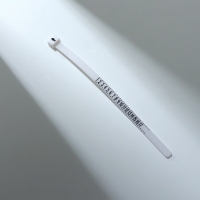 Набор для измерения размера кольца «Кольцемер-лента, лист» , 11,5×0,8×0,8 см, цвет белый Набор для измерения размера кольца «Кольцемер-лента, лист» , 11,5×0,8×0,8 см, цвет белый