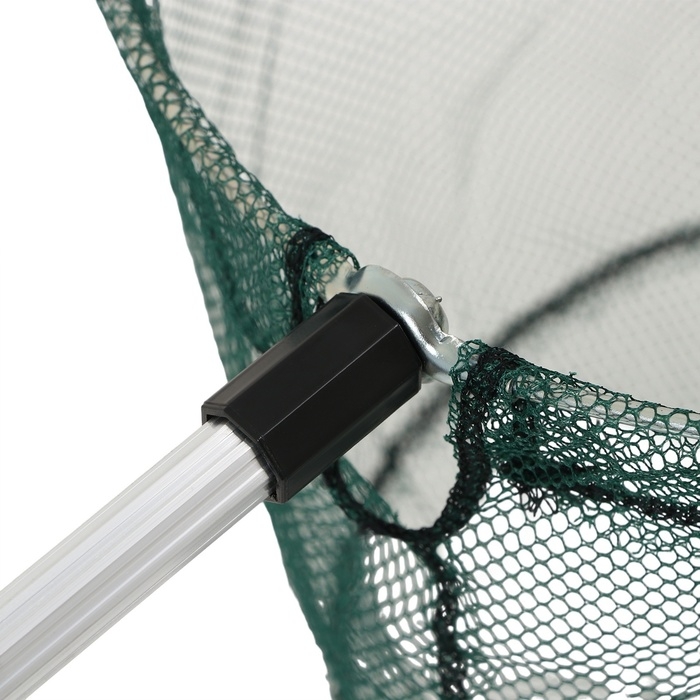 Подсачник складной телескопический П-12, 210 см, круглый обод 35 см, капрон