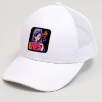 Кепка детская для девочки с сеткой &laquo;Аниме&raquo;, цвет белый, р-р 52-54, 5-7 лет