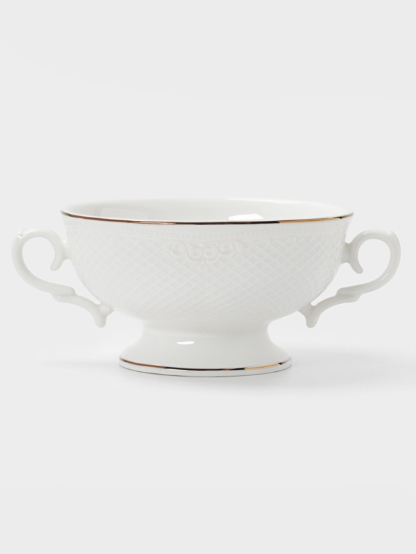 Супница 280мл W&Y "Empire" 17см с блюдцем