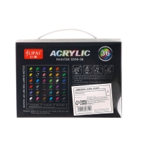 Набор маркеров акриловых 36 цветов, пулевидный наконечник 4мм