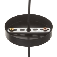 Светильник Nadine 1х40Вт Е27 черный 16х16х36см