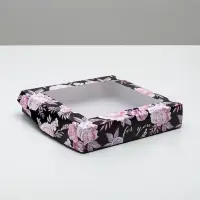 Кондитерская упаковка, коробка с ламинацией &laquo;Нежность&raquo;, 20 х 20 х 4 см