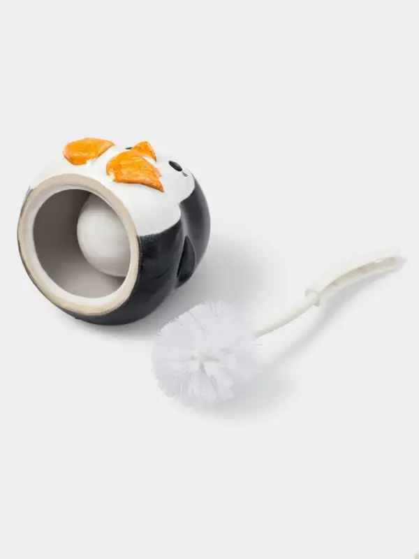 Подставка под ёрш "Пингвин" с ёршиком