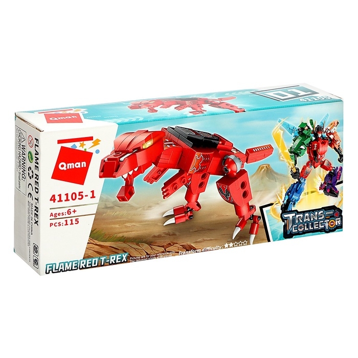 Конструктор Динобот Конструктор Динобот "Вождь Тиранозавр", 115 деталей