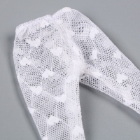 Колготки для куклы &laquo;Сердечки&raquo;, цвет белый