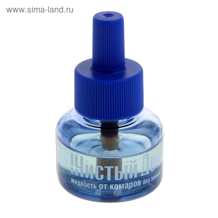 Дополнительный флакон-жидкость от комаров "Чистый дом", без запаха, 30 ночей