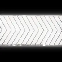 Светоотражающая лента-термонаклейка &laquo;Стрелки&raquo;, 5,5 см, 1 &plusmn; 0,1 м, цвет серый