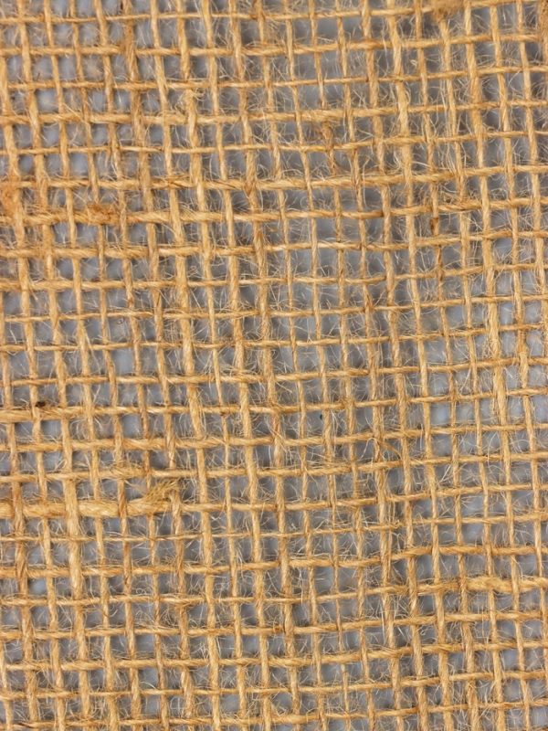 Джут натуральный, 1,1 &times; 5 м, плотность 190 г/м&sup2;, плетение 26 &times; 26 нитей