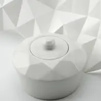 Сахарница Diamante Bianco, белая