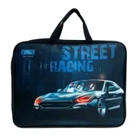 Папка с ручками текстиль А4 Calligrata 350 х 270 х 70 мм "Тачка"