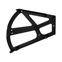 Механизм для обувницы полок CAPPIO, 2-х ярусная, до 13 мм, пластик, черный