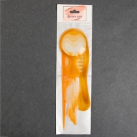 Набор парикмахерский, 4 предмета, цвет &laquo;янтарный&raquo;