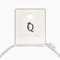 Чокер из бисера &laquo;Хрусталь&raquo;, цветной в серебре, 37 см + 5 см доп, цепочка