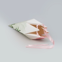 Переноска - шестиугольник для цветов &laquo;Для тебя!&raquo;, белая 15 х 35 х 15 см