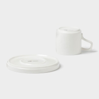 Чайная пара Magistro Modern, 220 мл, 15&times;15&times;8 см, фарфор, белая