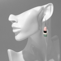 Серьги ассорти &laquo;Радость&raquo; помада, цветные в серебре