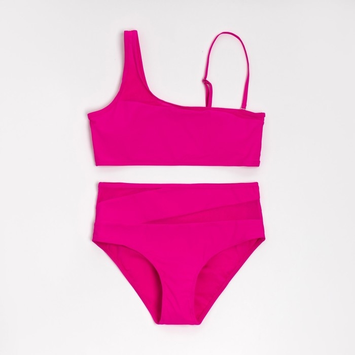 Купальник женский раздельный со вставками MINAKU цвет розовый, размер 44 Купальник женский раздельный со вставками MINAKU цвет розовый, размер 44