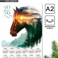 Календарь 2026 &laquo;Природа внутри&raquo;, А2