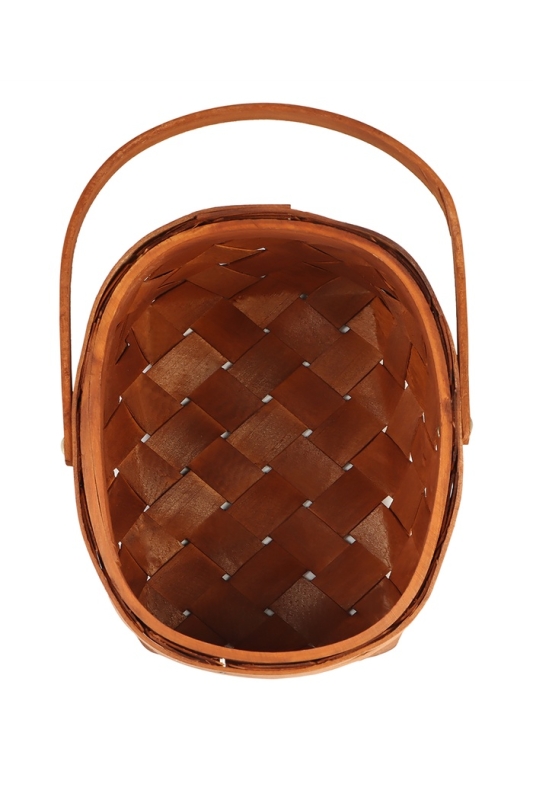 Корзина плетёная, 23×18×12 см, ручка h=13 см, ива, натуральный цвет Корзина плетёная, 23×18×12 см, ручка h=13 см, ива, натуральный цвет