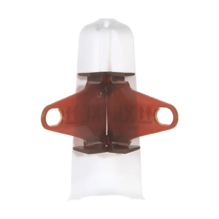 Угол наружный (внешний) с крепежом для плинтуса &laquo;Деконика&raquo;, 85 мм, 001 белый