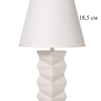 Лампа настольная "Мозайка" 40Вт Е14 белый 24х24х38см