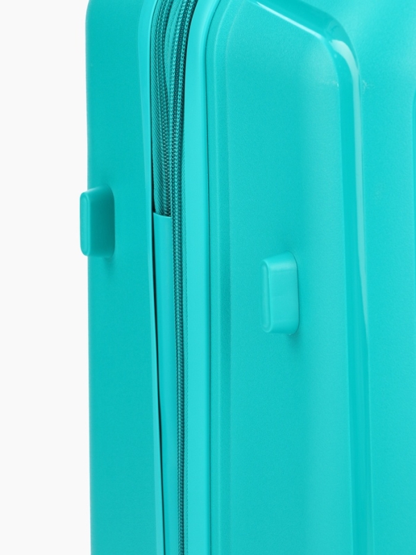 Чемодан 28", PP, 49*30*76, отд на молнии, код замок, 4 колеса, зеленый