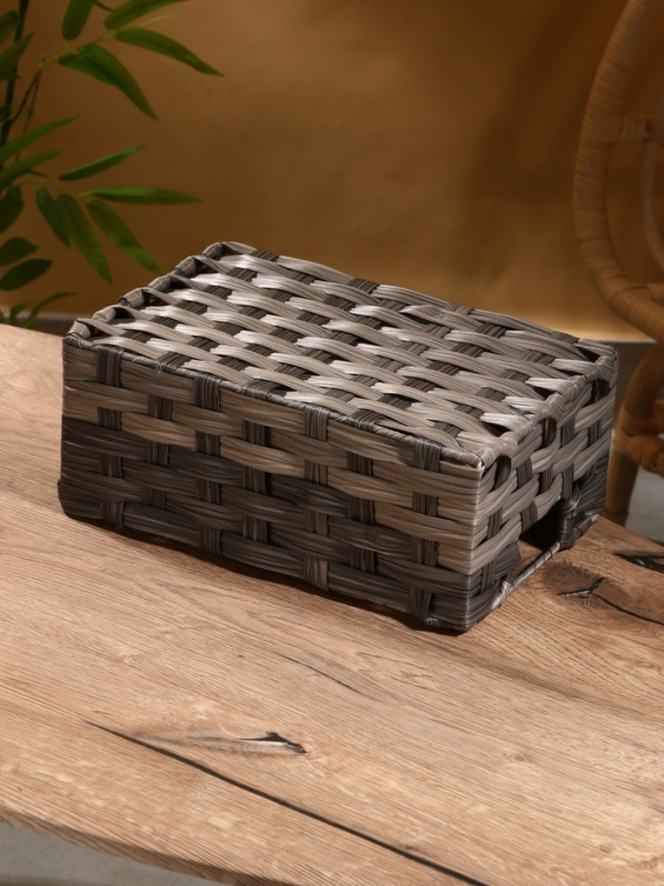 Корзина плетеная 31х20х12 см, пластик