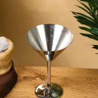 Бокал для мартини "Серебро" нержавеющая сталь 11х11х17,5 см