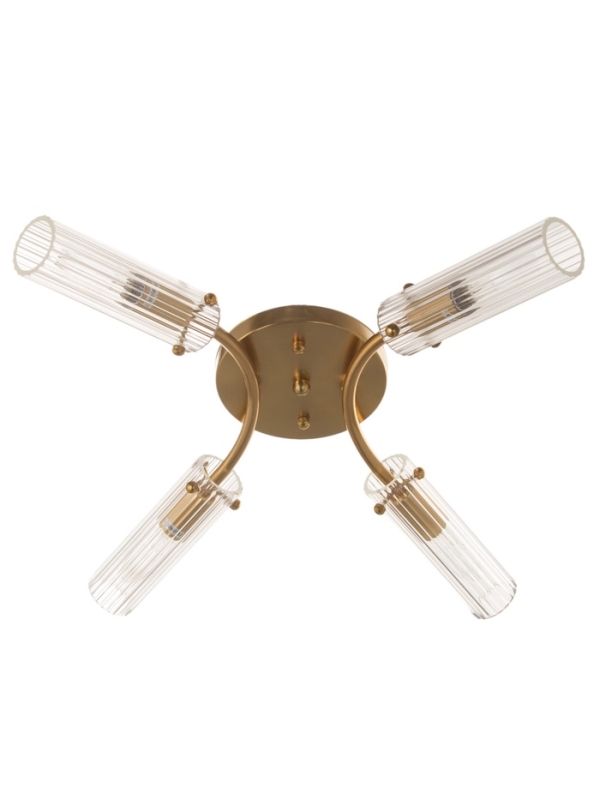 Люстра "Рико" 4х40Вт Е27 бронза 46х40х18см