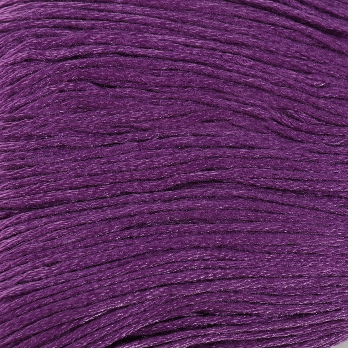 Набор ниток мулине №208, 8 &plusmn; 1 м, 6 шт, цвет тёмно-лавандовый