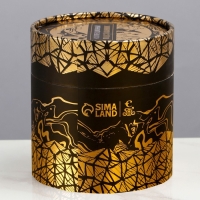 Подстаканник со стаканом "Настоящий мужчина",12,5 х 12,5 х 13 см