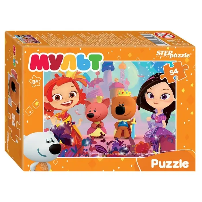 Пазл &laquo;Мультфильмы: Ми-ми-мишки. Сказочный патруль&raquo;, 54 элемента, МИКС