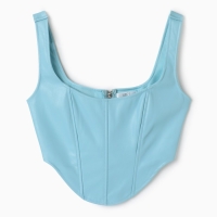 Корсет женский MIST кожаный, р. M, голубой Корсет женский MIST кожаный, р. M, голубой