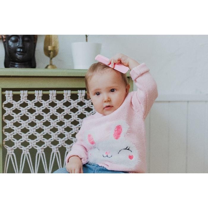 Расчёска детская + массажная щётка для волос &laquo;Наша принцесса&raquo;, от 0 мес., рисунок МИКС